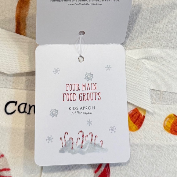 Elf Food Groups Cotton Kids Apron - PBK - Picture 4 of 5